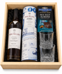 Macallan Diamonds Are Forever 18 Year Scotch gift set with presentation tube rocks glasses and Ghirardelli chocolate