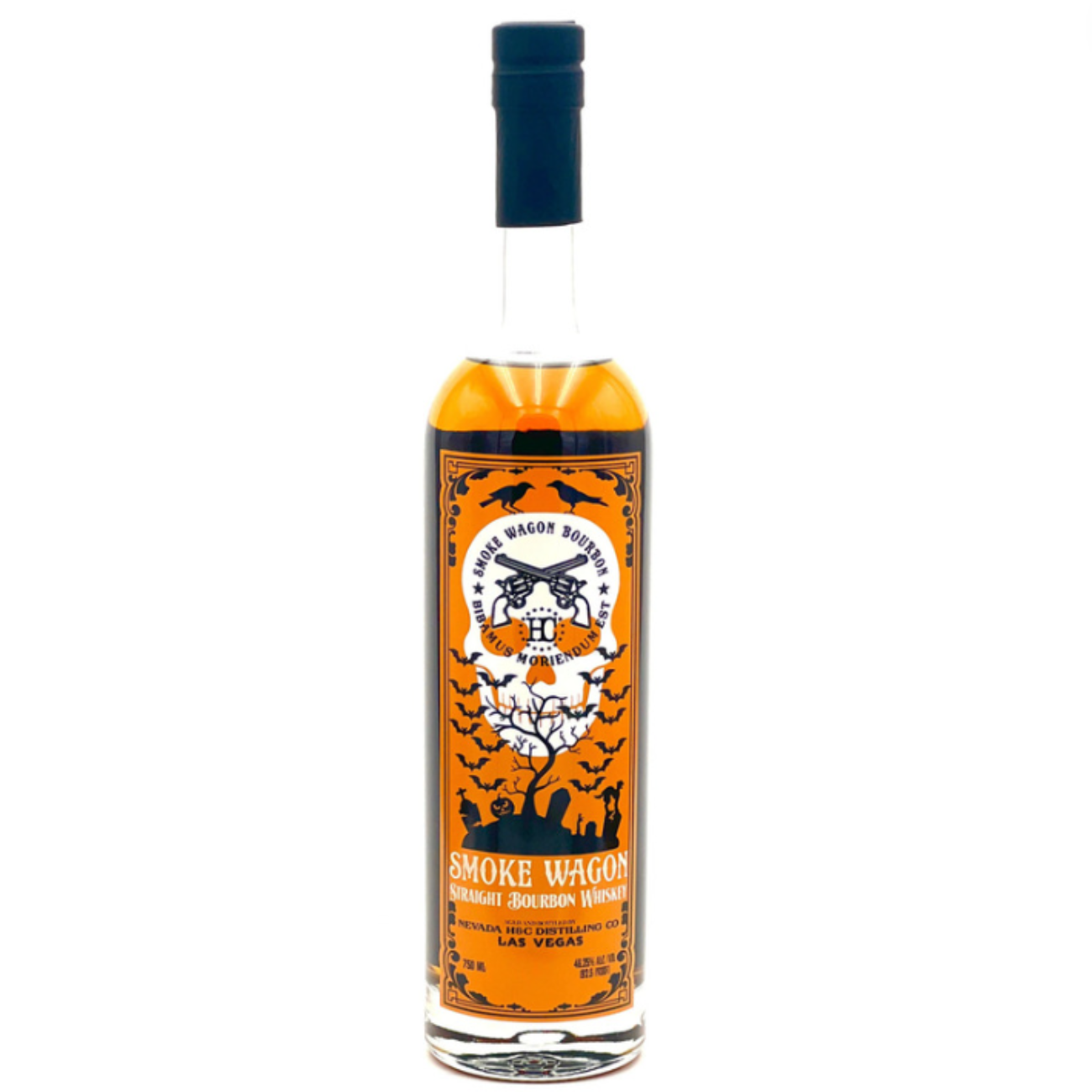 Smoke Wagon Straight Bourbon – Halloween Glow-in-the-Dark Edition 2023 – 750ml