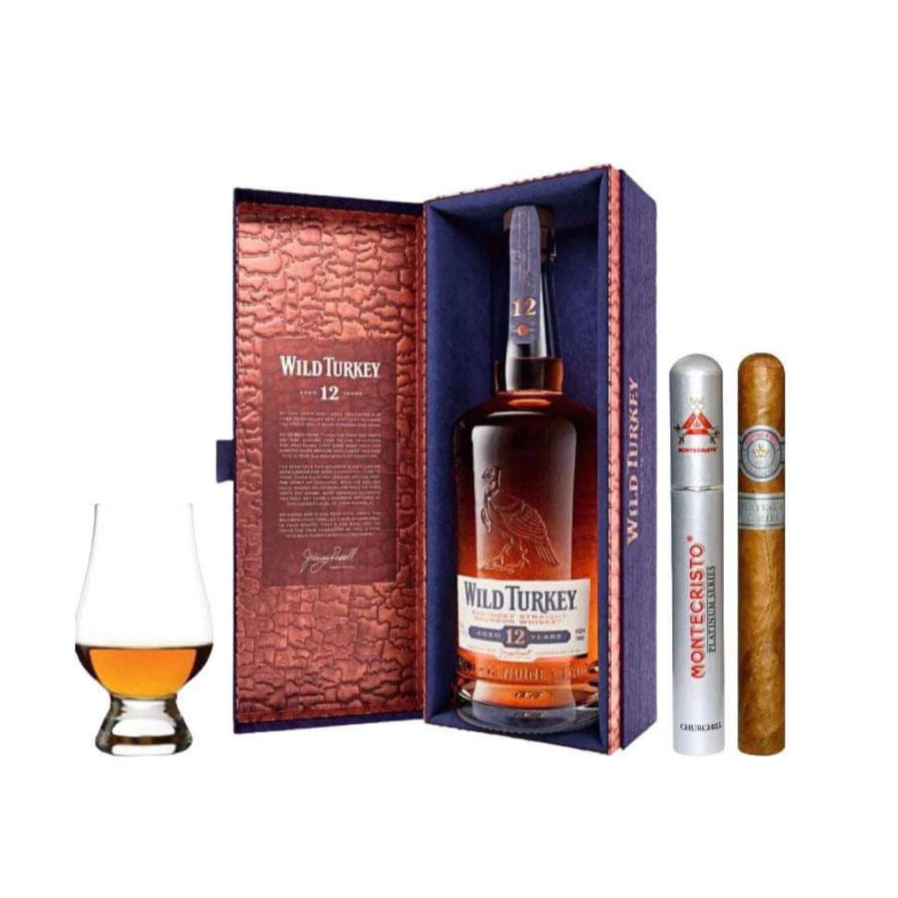 Wild Turkey 12 Year Distiller’s Reserve Bourbon Gift Set – 750ml