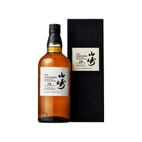 Yamazaki 25 Year Old Japanese whisky bottle with box