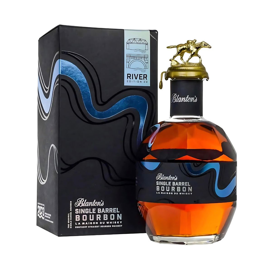 Blanton’s 2023 La Maison du Whisky River Edition Single Barrel Bourbon– 700ml (France Release)