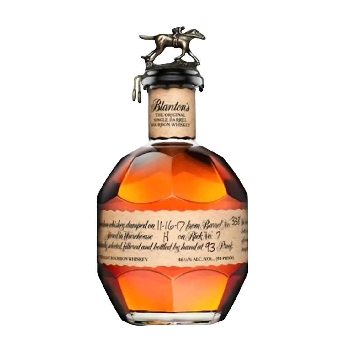 Blanton’s Original Single Barrel Bourbon 750ml bottle – engravable and gift-ready from Top Bourbon
