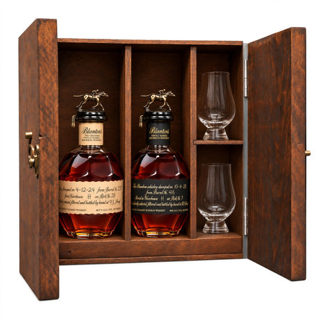 Blanton's Original Single Barrel & Takara Black Edition Gift Set with Wooden Box & 2 Glasses – 2 x 750ml — Glencairn Glasses