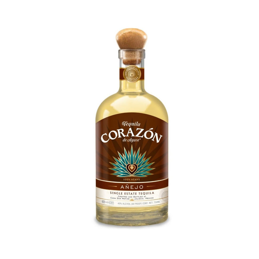 Corazón de Agave Añejo Tequila – Single Estate 750ml