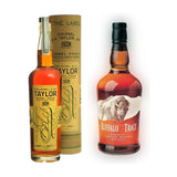 Colonel E.H. Taylor Barrel Proof & Buffalo Trace Bourbon Gift Crate bottles included