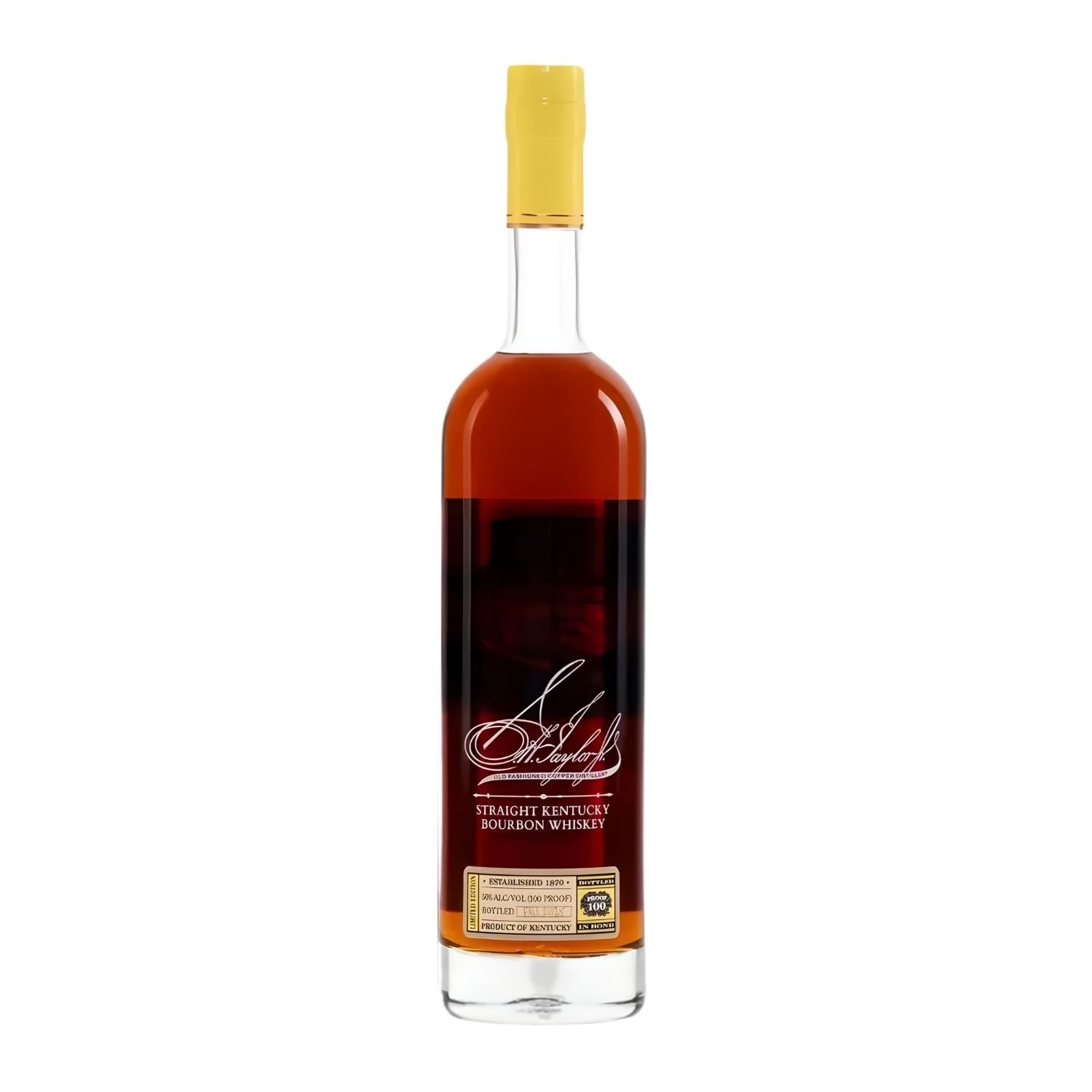 E.H. Taylor Bottled in Bond BTAC 2025 release bourbon 750ml bottle on white background