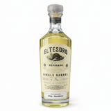 El Tesoro Reposado Single Barrel Tequila front bottle shot on white background