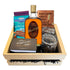 Engravable Elmer T. Lee Single Barrel Bourbon Gift Crate on white background – 750ml bottle with glasses, journal and chocolates – refined bourbon gift from Top Bourbon