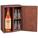 Van Winkle Family Reserve Rye 13 Year Gift Set with Wooden Box & 2 Crystal Glasses featuring a 750 mL bottle, fitted wooden box, and two glasses