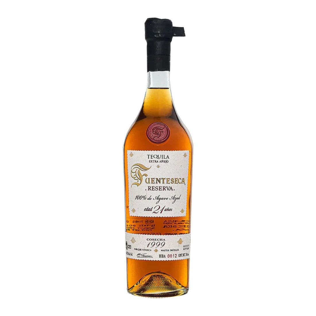 Fuenteseca Reserva Extra Añejo 21 Year Tequila 750ml – engraved and collector-ready from Top Bourbon