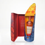 The Macallan A Night On Earth In Scotland limited edition single malt Scotch whisky 750ml with collector presentation gift box on white studio background