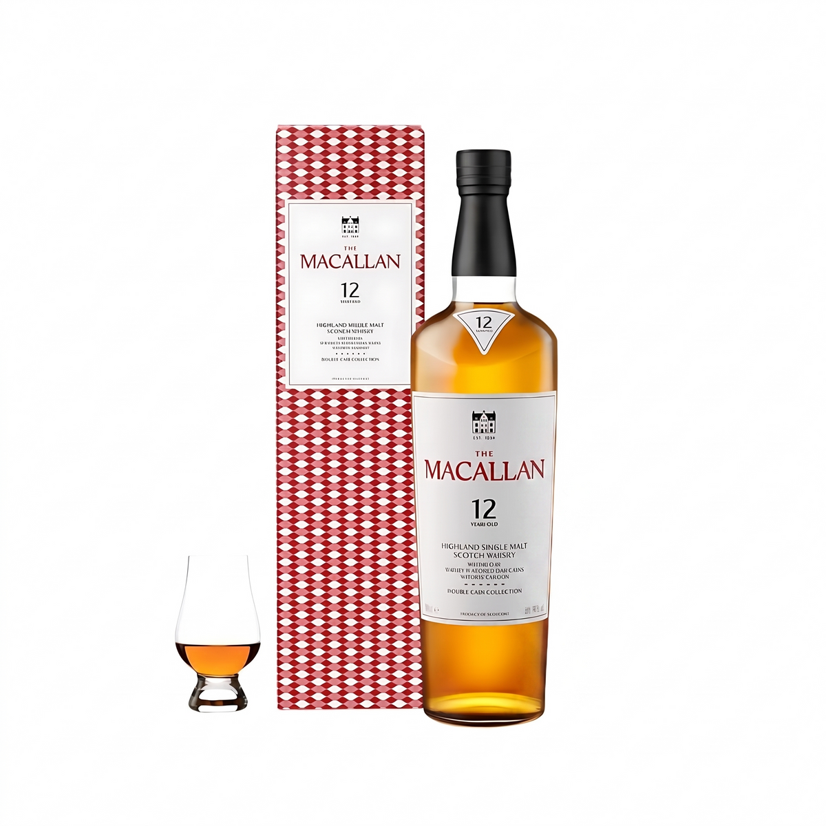 The Macallan 12 Year Double Cask Scotch Gift Set – Glencairn Glass The Macallan 12 Year Double Cask Scotch Gift Set – Glencairn Glass