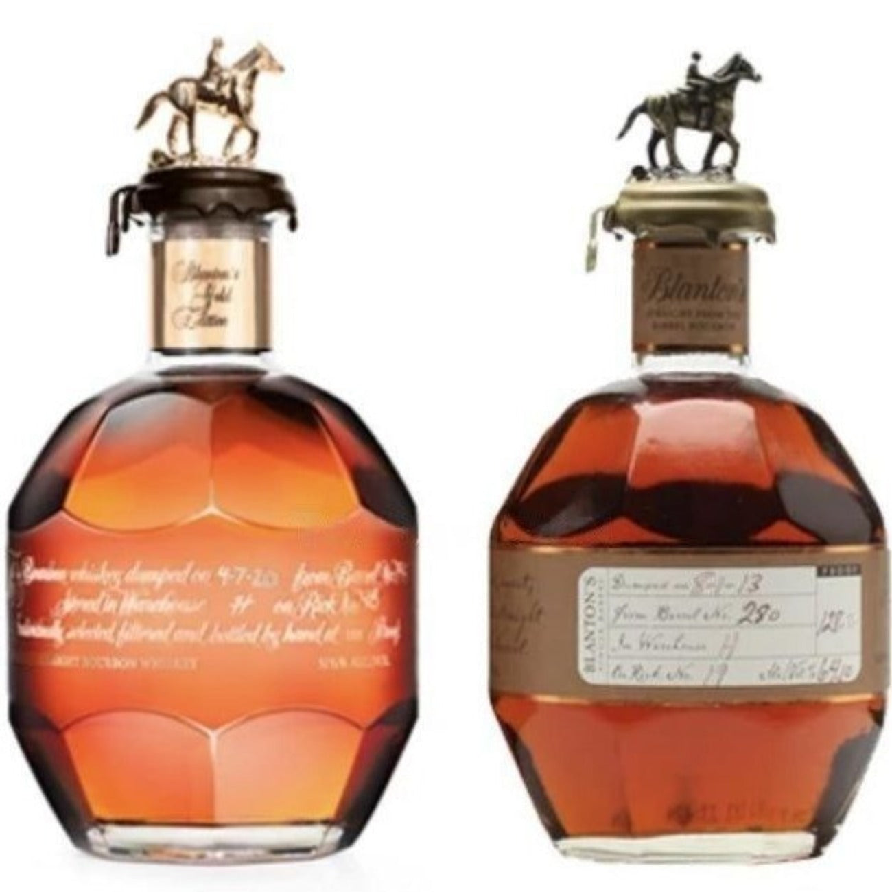 Blanton’s Gold &amp; Straight From the Barrel Bundle - 700ml Bottles