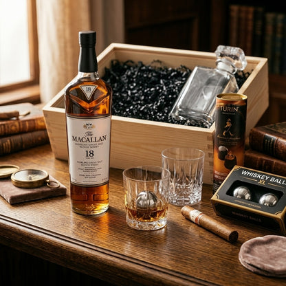 The Macallan 18 Year Double Cask – Scotch Whisky Executive Gift Crate (750ml)