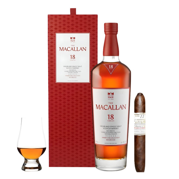 The Macallan 18年 15年 12年 セット The Macallan 18 Year Sherry Oak Single Malt Scotch Whisky Gift Set