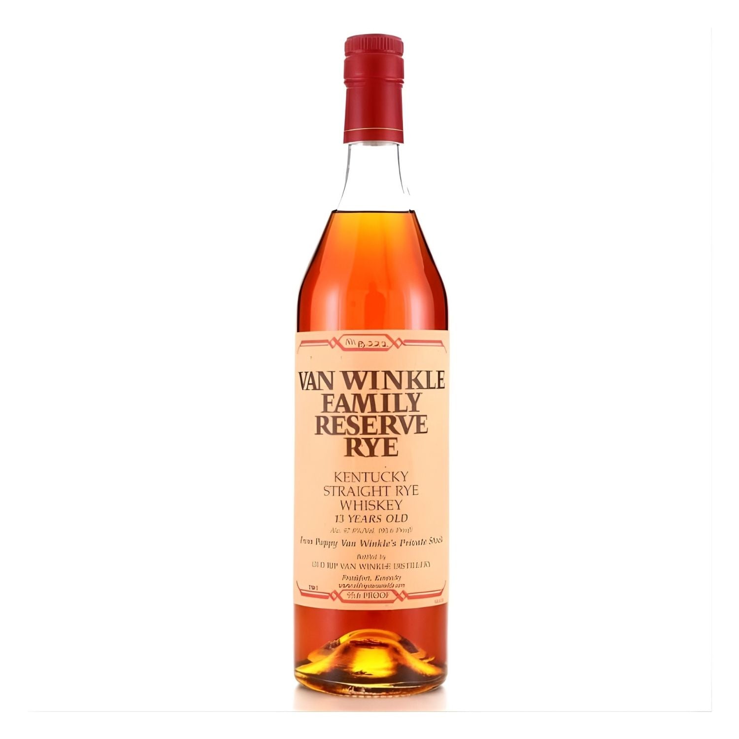 Pappy Van Winkle Family Reserve 13 Year Straight Rye Whiskey 750ml – engravable and gift-ready from Top Bourbon