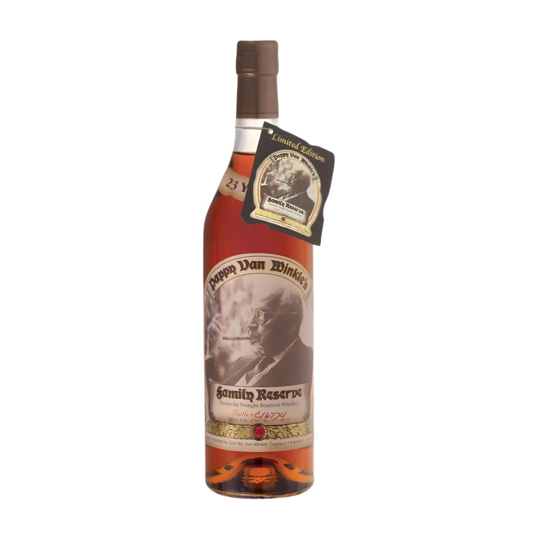 Pappy Van Winkle Family Reserve 23 Year Kentucky Straight Bourbon Whiskey 750ml – engraved and gift-ready from Top Bourbon