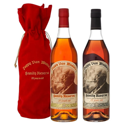 Pappy Van Winkle "Family Reserve Duo" – 15yr &amp; 20yr Collection (2 Bottles 750ml)