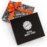 Premium Whiskey Stones Gift Set – 12 Marble Chilling Rocks with Storage Bag