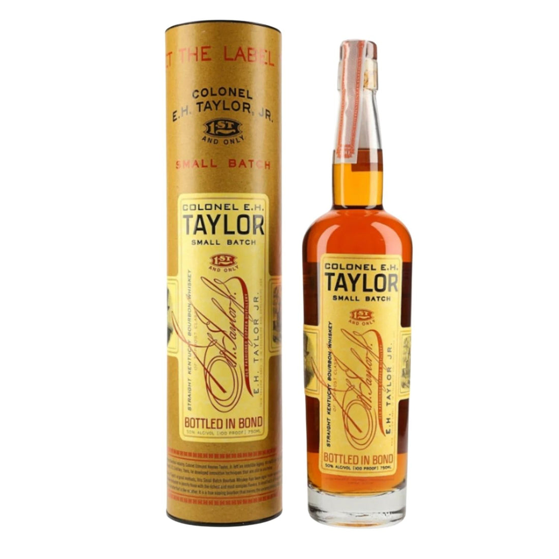Colonel E.H. Taylor Small Batch Bottled in Bond Kentucky Straight Bourbon Whiskey 750ml – engravable and gift-ready from Top Bourbon