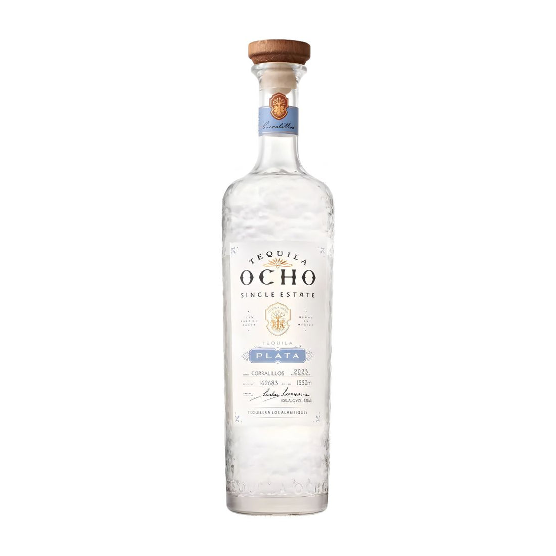 Tequila Ocho Plata Single Estate Tequila – 750ml