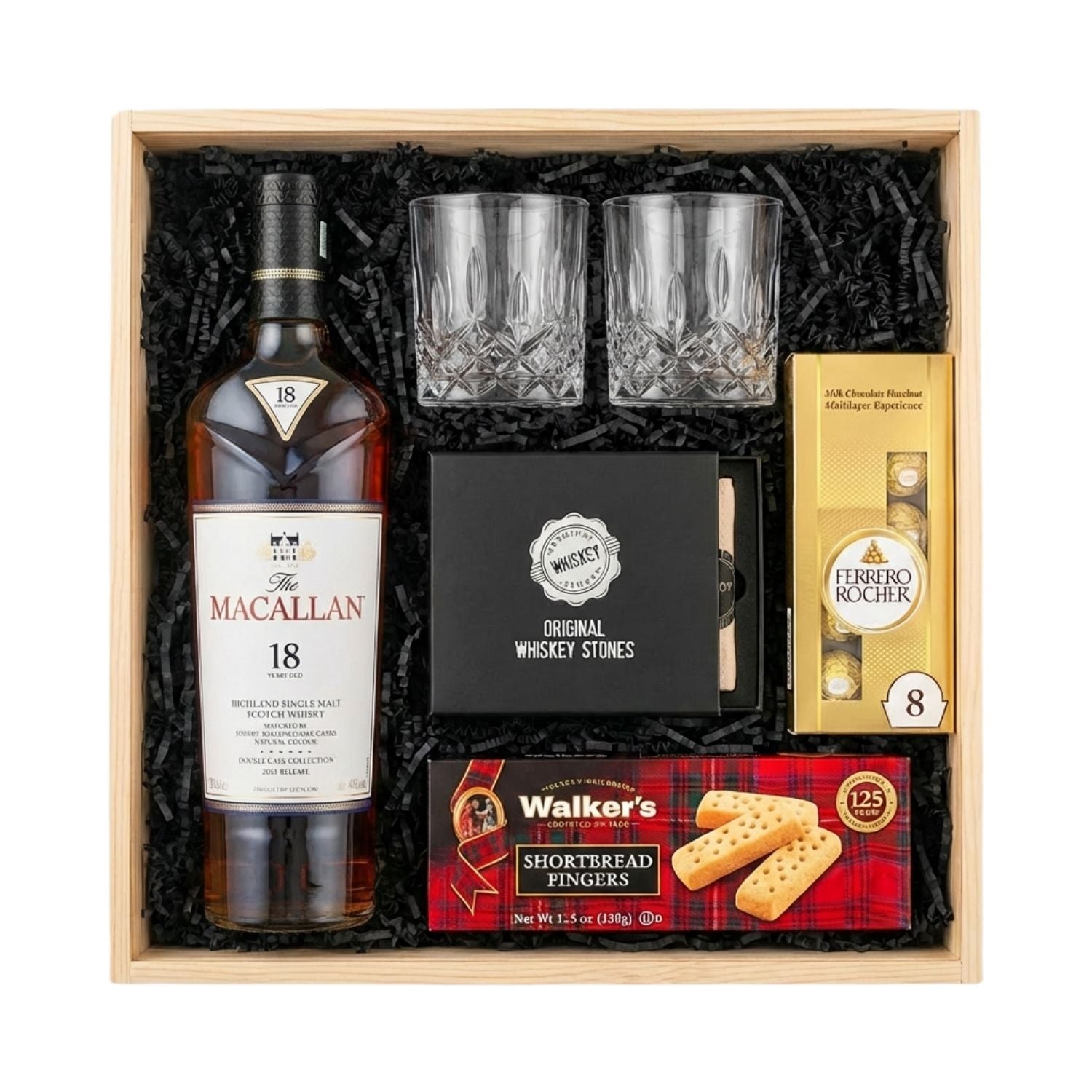 The MACALLAN 18年 2017リリース 空瓶・箱セット Macallan 18 Year Gift Set – Double Cask Single Malt with