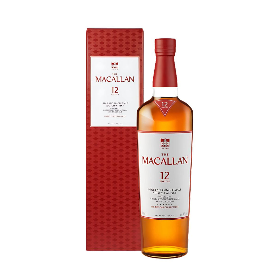 The Macallan 12 Year Sherry Oak Scotch Whisky – 750ml