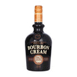 Buffalo Trace Bourbon Cream 750ml bottle on white background, Kentucky bourbon cream liqueur with vanilla and caramel notes