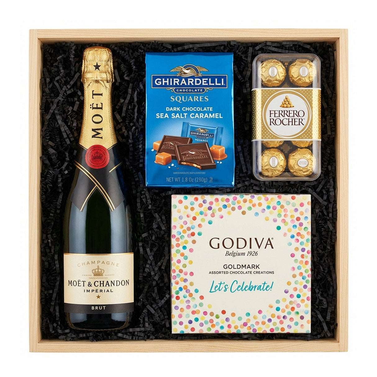 Moët & Chandon Impérial Brut Champagne & Chocolate Celebration Gift Crate