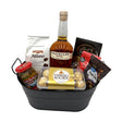 Traveller No. 40 Whiskey Gift Basket with Curated Gourmet Snacks