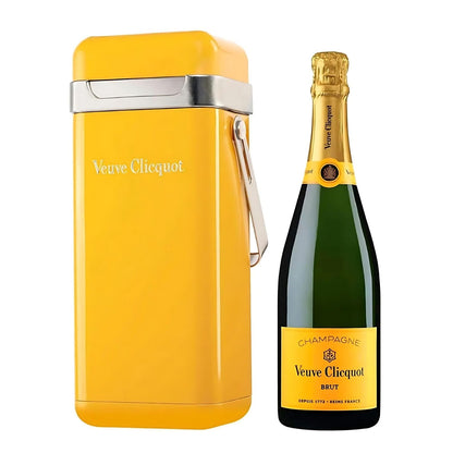 Veuve Clicquot Brut Yellow Label Champagne Limited Edition Gift Set with cooler – engravable and gift-ready from Top Bourbon
