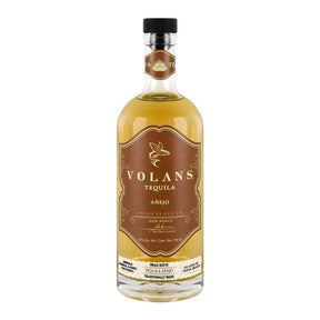 Volans Añejo Tequila 750ml bottle on white background – small batch aged tequila made from 100% agave