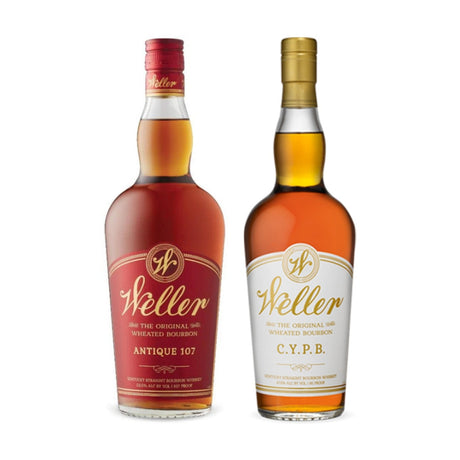 W.L. Weller Antique 107 & C.Y.P.B. Bourbon Gift Crate bottles included