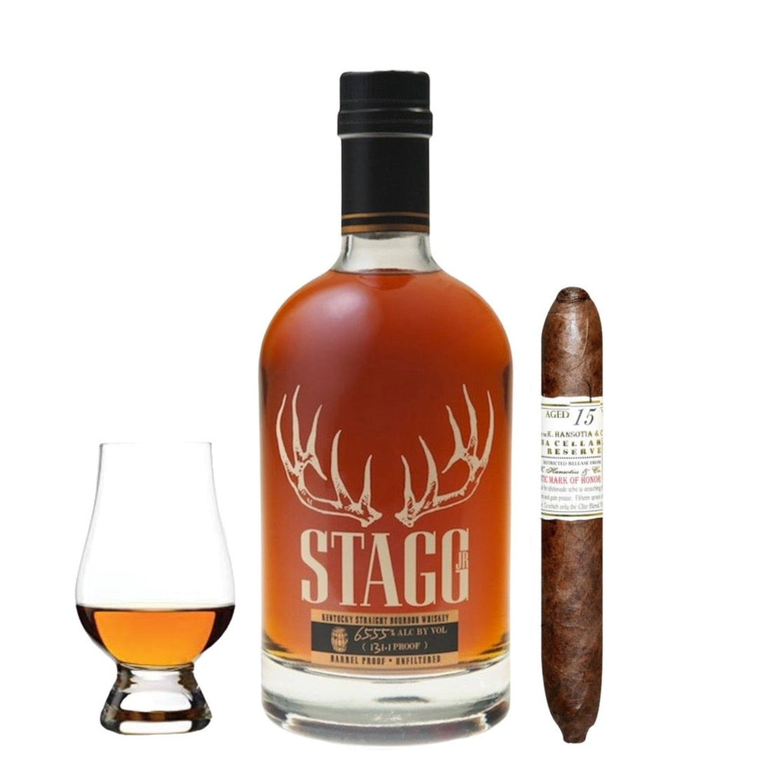 Gift Set Bundle |  Stagg Cigar &amp; Glencairn
