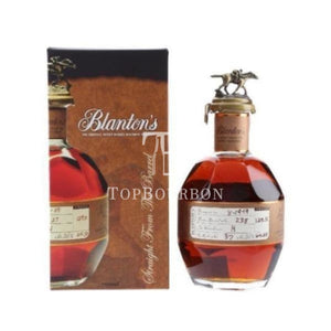 Top Bourbon Blanton's Straight from the barrel