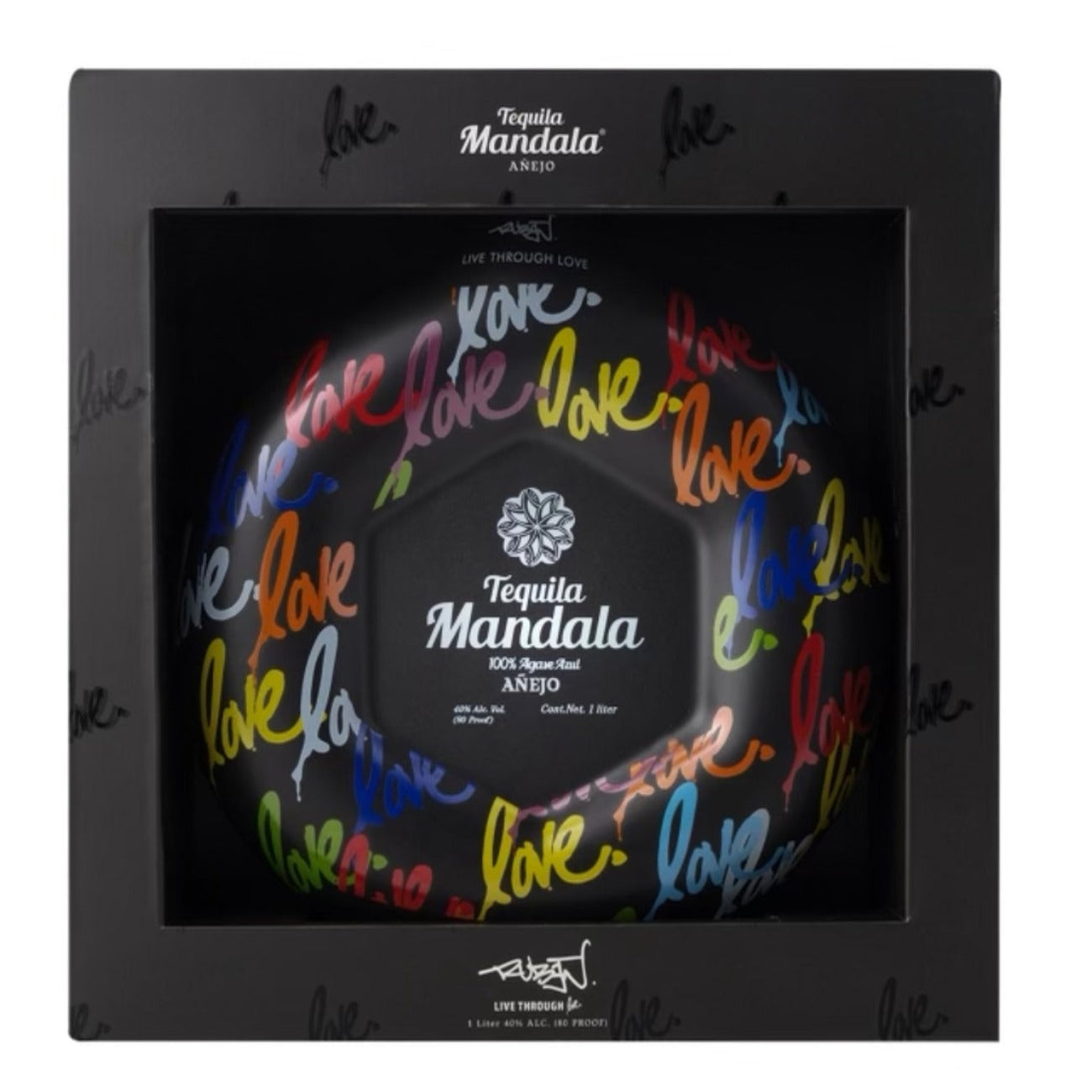 Mándala Añejo Tequila LOVE Edition by Ruben Rojas – 1L