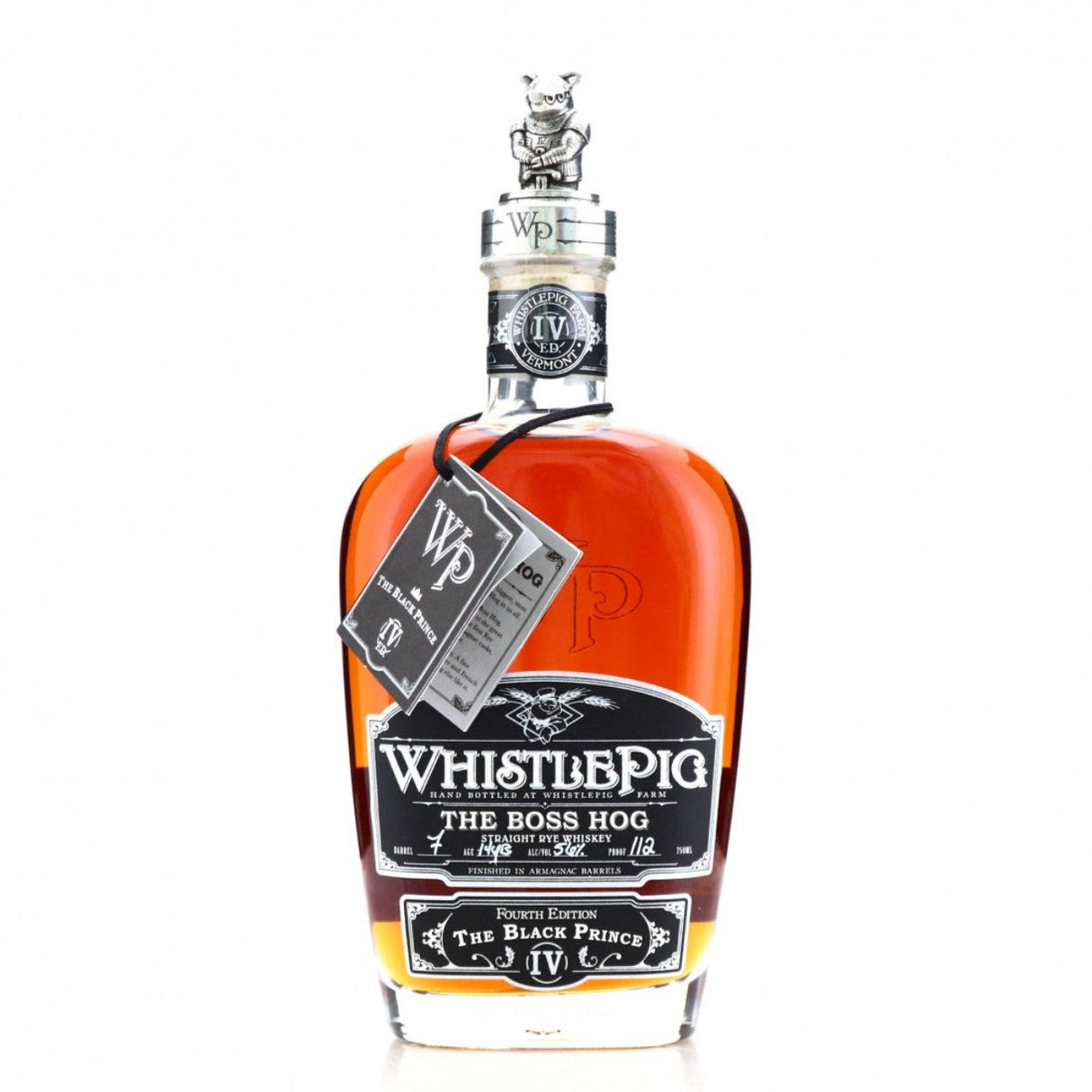 WhistlePig The Boss Hog IV “The Black Prince” Rye Whiskey – 750ml