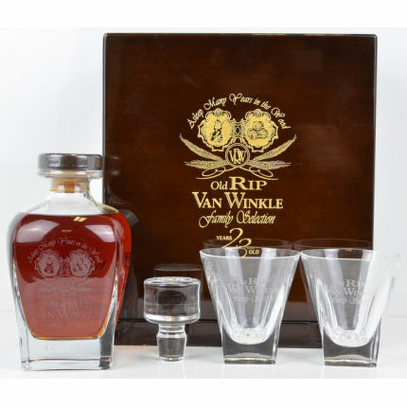 Old Rip Van Winkle 23 Year Bourbon Decanter Set